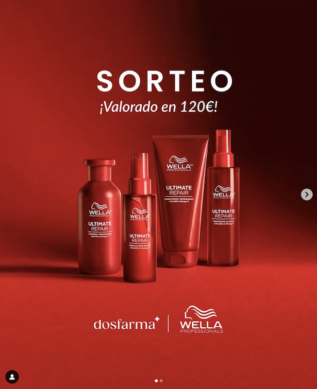 Sorteo Rutina de cuidado capilar de Wella
