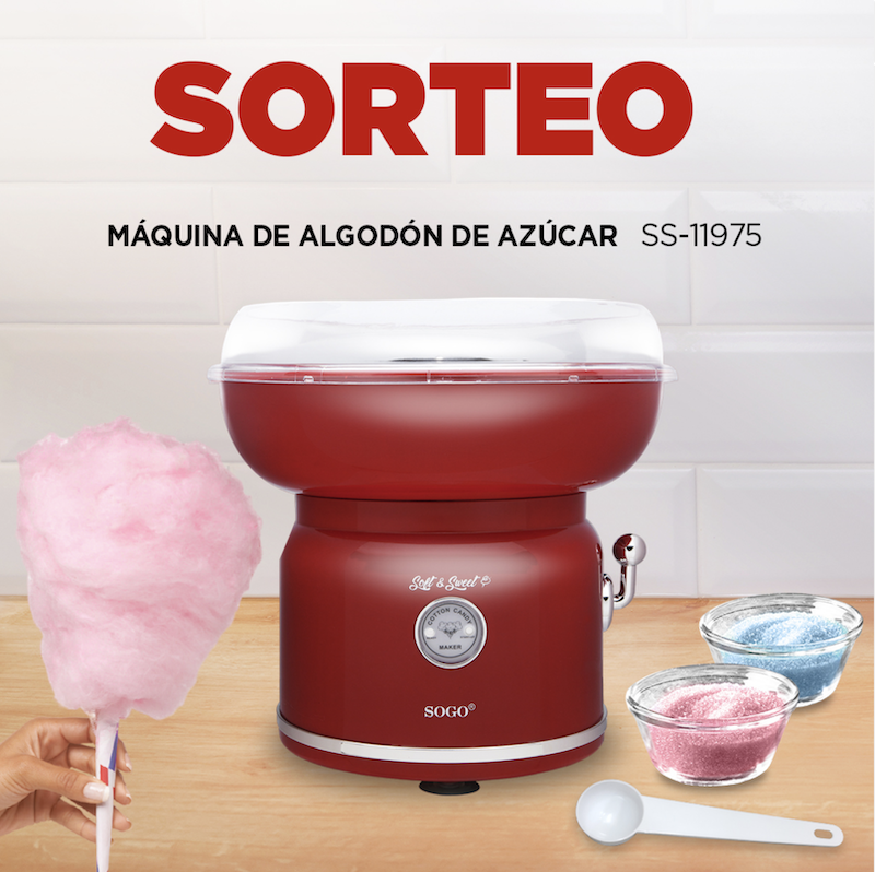 Sorteo Máquina de algodón de azúcar