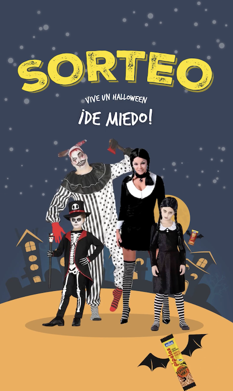 Sorteo Disfraz de Halloween y lote de productos de pipas el Manisero