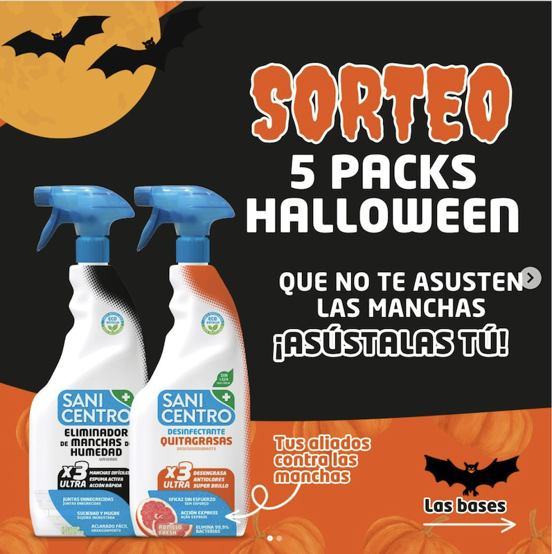 Sorteo 5 Packs de quitagrasas + manchas de humedad de Sanicentro