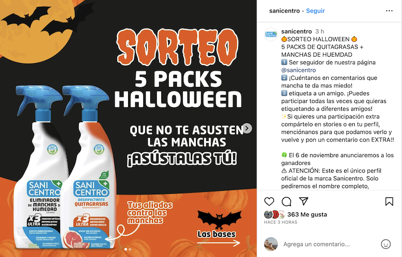 Sorteo 5 Packs de quitagrasas + manchas de humedad de Sanicentro 