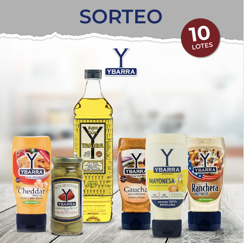 SORTEO de 10 LOTES Productos Ybarra