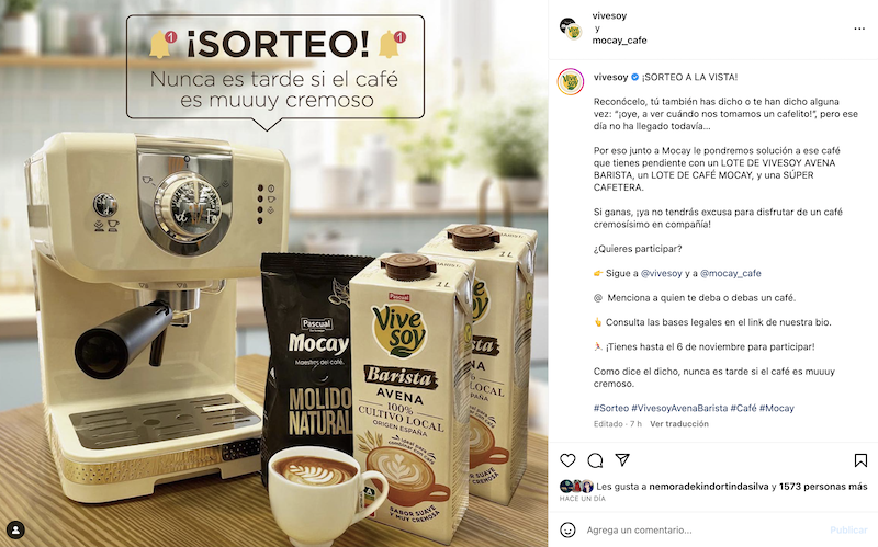 Sorteo super Cafetera