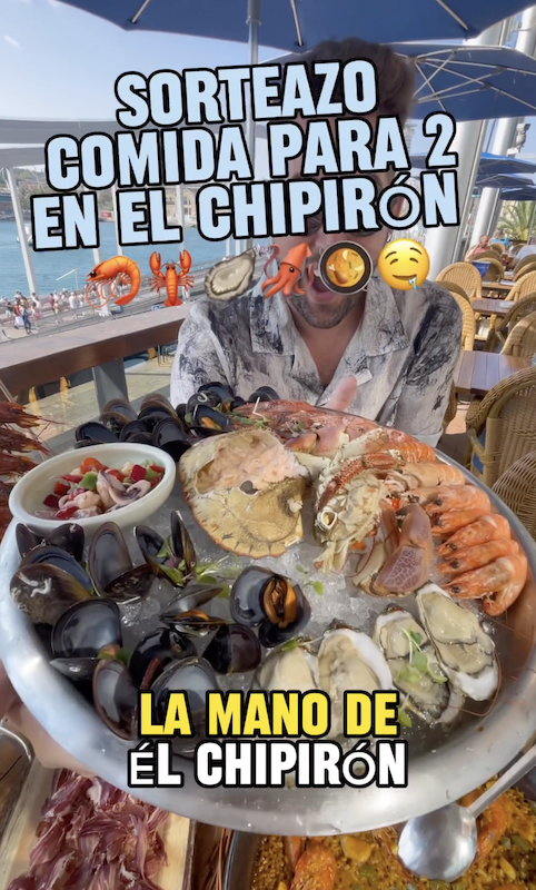 Sorteo Comida para 2 en restaurante The Chipirón en Barcelona