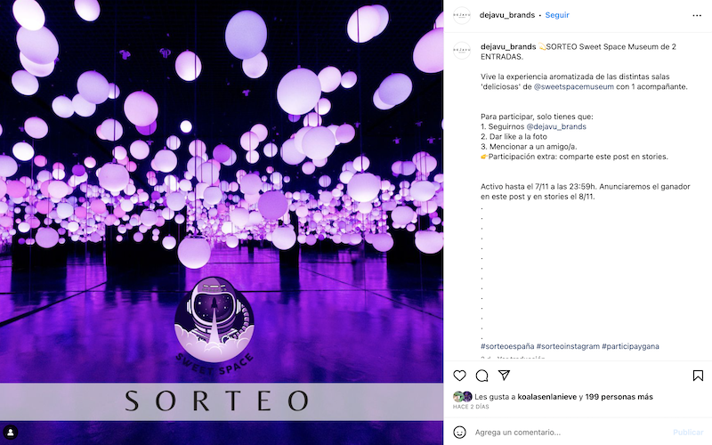 SORTEO 2 Entradas para Sweet Space Museum