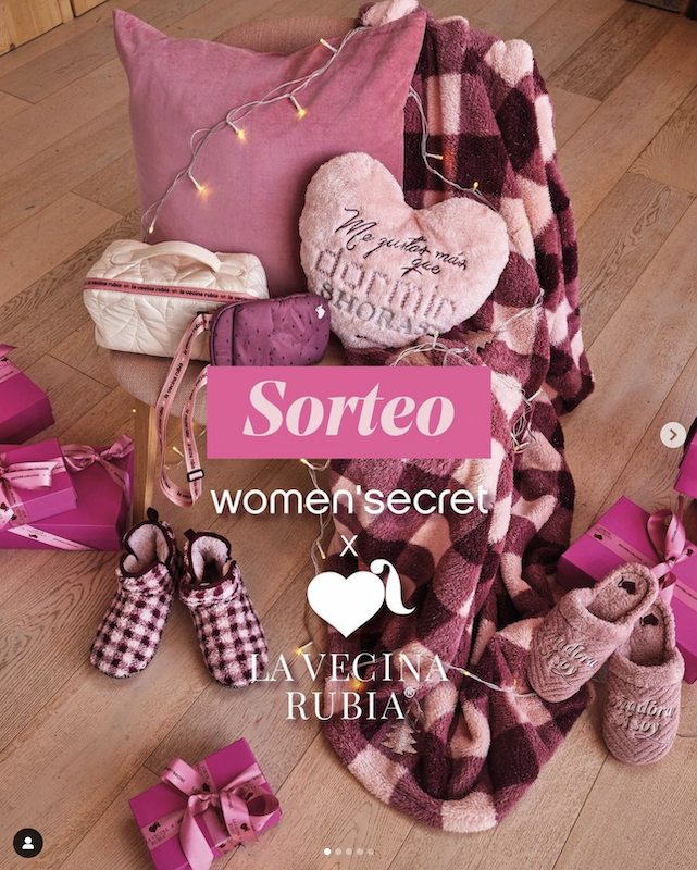 Sorteo 5 packs Colección de lencería de La Vecina Rubia y Women Secret