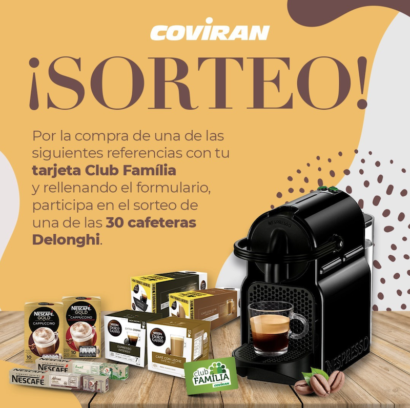 Sorteo de 30 cafeteras Delonghi