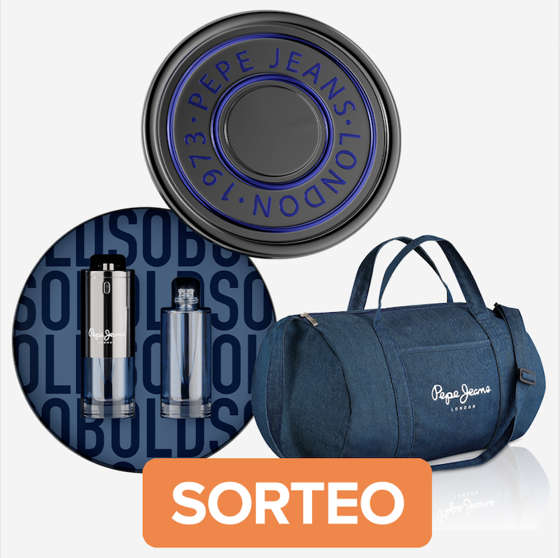 Sorteo Fragancia So BOLD y mochila Pepe Jeans