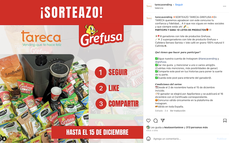 Sorteo 10 Lotes de producto Grefusa + 2 Cafeteras Senseo Sarista