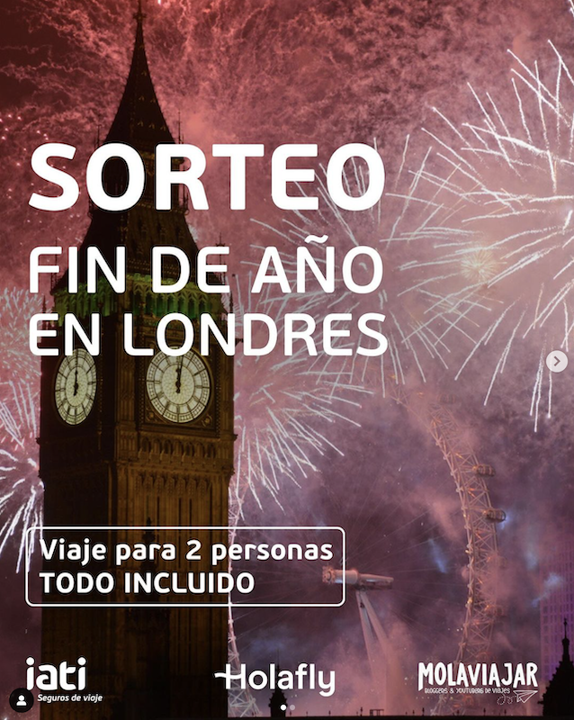 Sorteo Viaje a Londres para celebrar Fin de Año