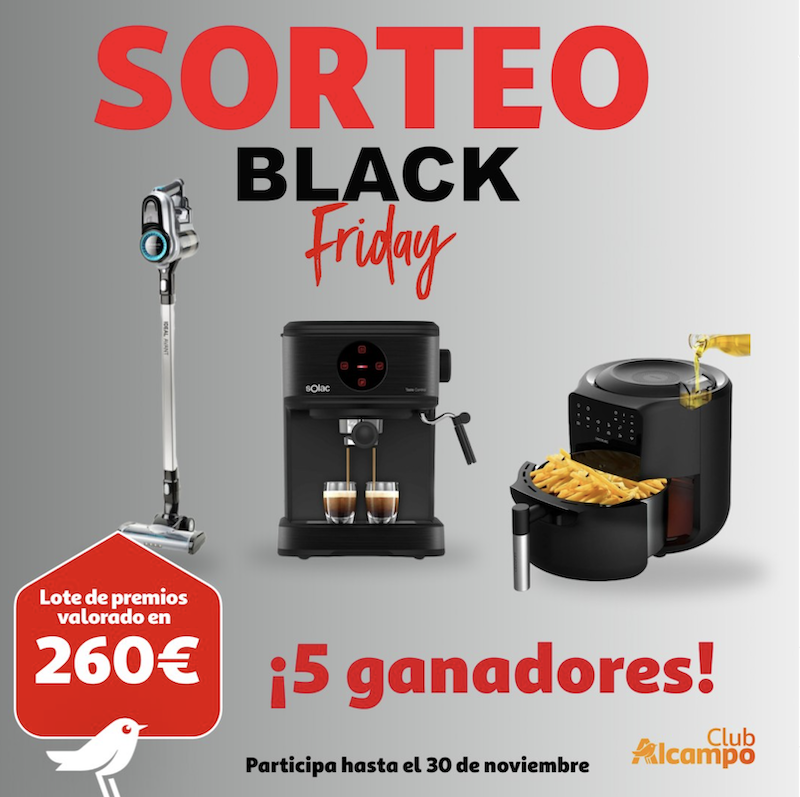 Sorteo 5 Lotes de productos Black Friday